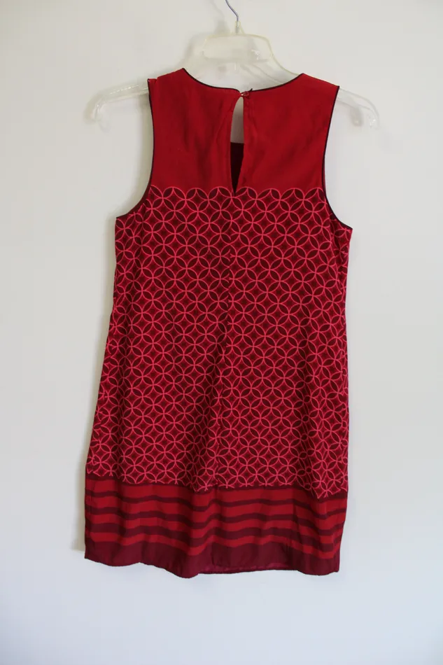 Earrings Old Navy Red Patterned Dress XS Old Navy