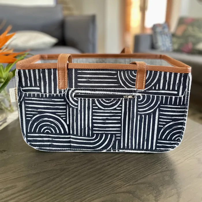 ECOGEM Earrings Velt Picnic Bag Urban African