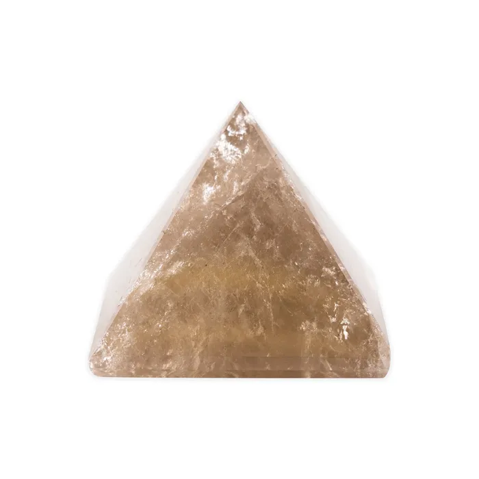 NATURESARTIFACT Smoky Quartz Pyramid 3 oz Earrings
