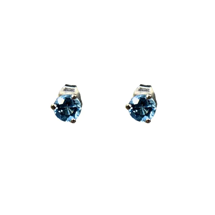 Aquamarine Studs Stanmark Earrings