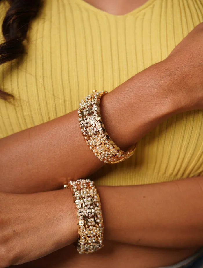 Earrings Attrangi Basic Thick Jadau Kada Earrings Attrangi Basic Thick Jadau Kada