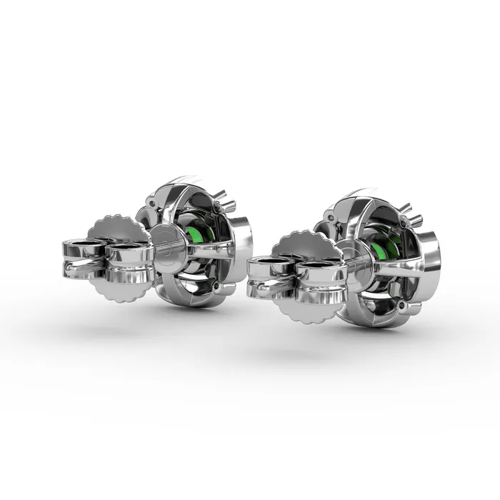 Earrings Fana Emerald Diamond Earrings Earrings Fana Emerald Diamond Earrings