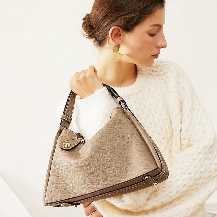 Juniper Genuine Leather Bags Earrings
