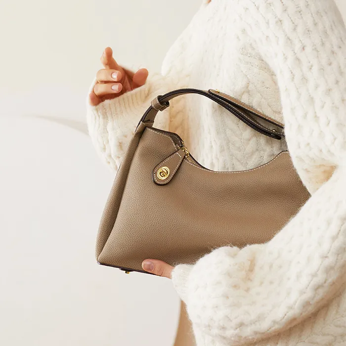 Juniper Genuine Leather Bags Earrings