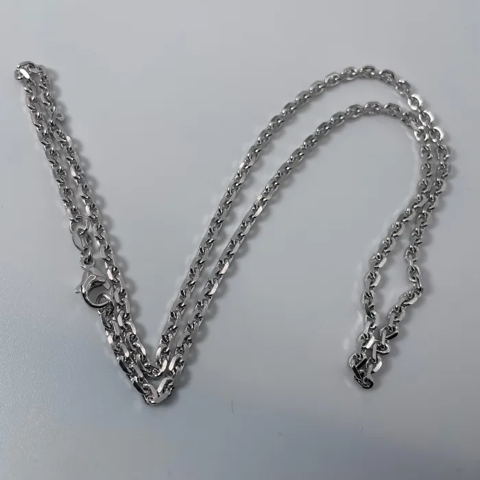 Necklaces 32MM Knife Edge Rolo Platinum 950 Saints Gold Necklaces 32MM Knife Edge Rolo Platinum 950 Saints Gold