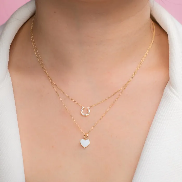 Necklaces Alexis Jae Diamond Horseshoe Necklace