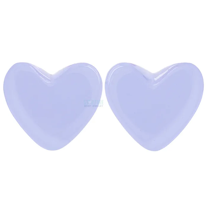 Necklaces Gorilla Glass Valentines Collection Heart Glass Plugs