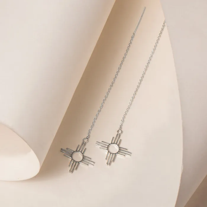 Turquoise Skies Earrings Enchantment Lariat and Thread Earrings Set