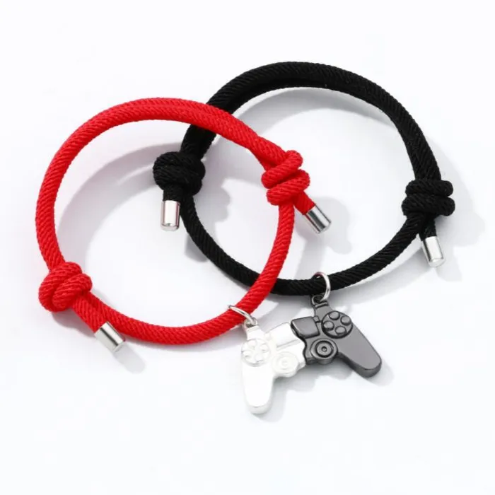worldnetgifts Earrings Game controller Magnetic Friendship Bracelets