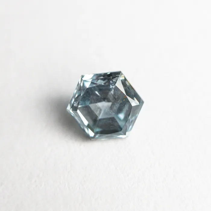 114ct 633x552x402mm Hexagon Brilliant Sapphire 2367011 Misfit Gems Earrings