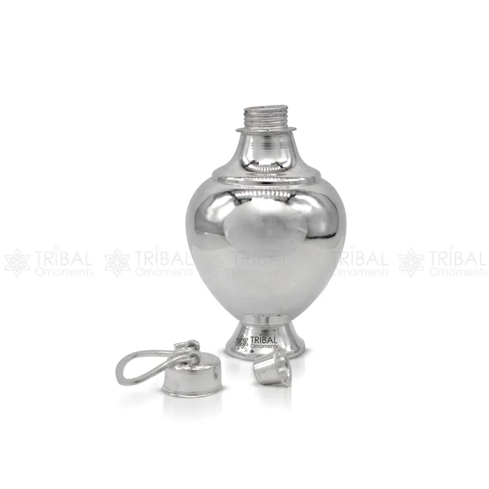 925 sterling silver handmade plain design holy divine Gangjali Silver Gangajal pot best silver water pot kalash puja utensils su1296 TRIBAL ORNAMENTS Rings 925 sterling silver handmade plain design holy divine Gangjali Silver Gangajal pot best silver water pot kalash puja utensils su1296 TRIBAL ORNAMENTS Rings