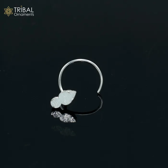 925 sterling silver stylish design handmade fabulous nose pin u band tribal jewelry np88 TRIBAL ORNAMENTS Rings