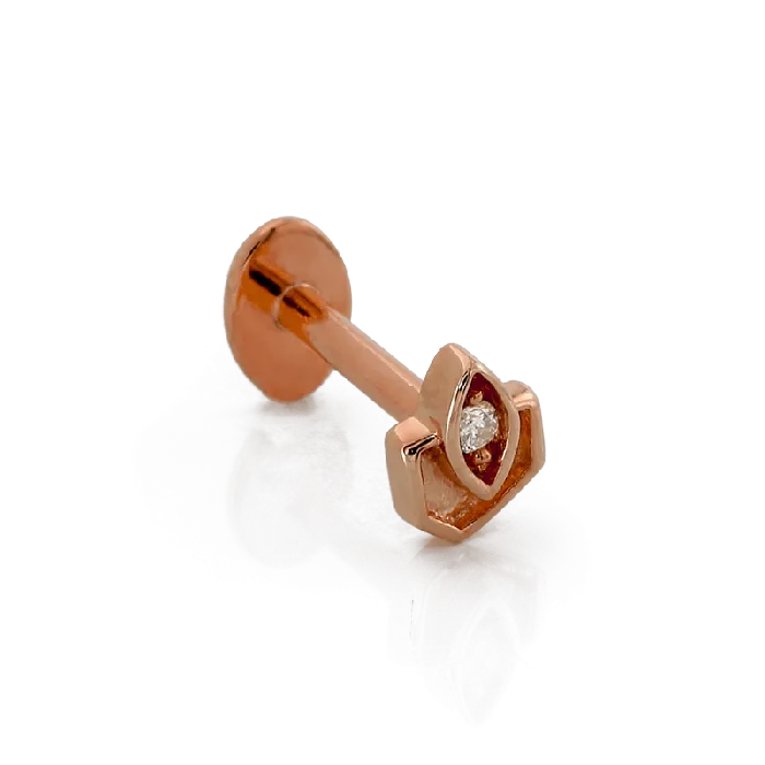 Another Dimension Gemmed Pupil Hall Earrings
