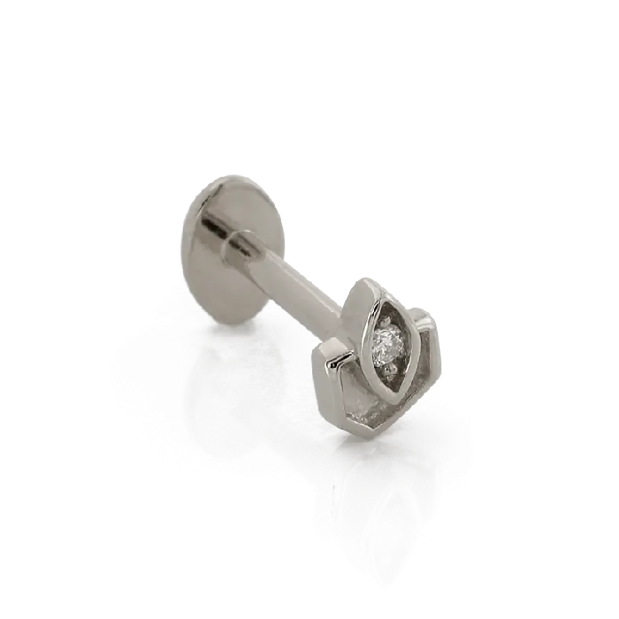 Another Dimension Gemmed Pupil Hall Earrings