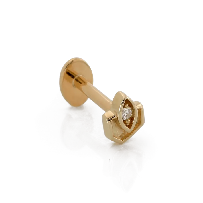 Another Dimension Gemmed Pupil Hall Earrings