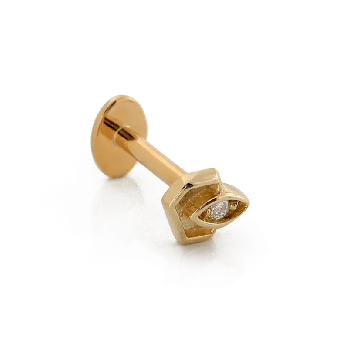 Another Dimension Gemmed Pupil Hall Earrings