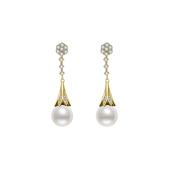 Earrings Pearly Lustre Elegant Pearl Earrings WE00515
