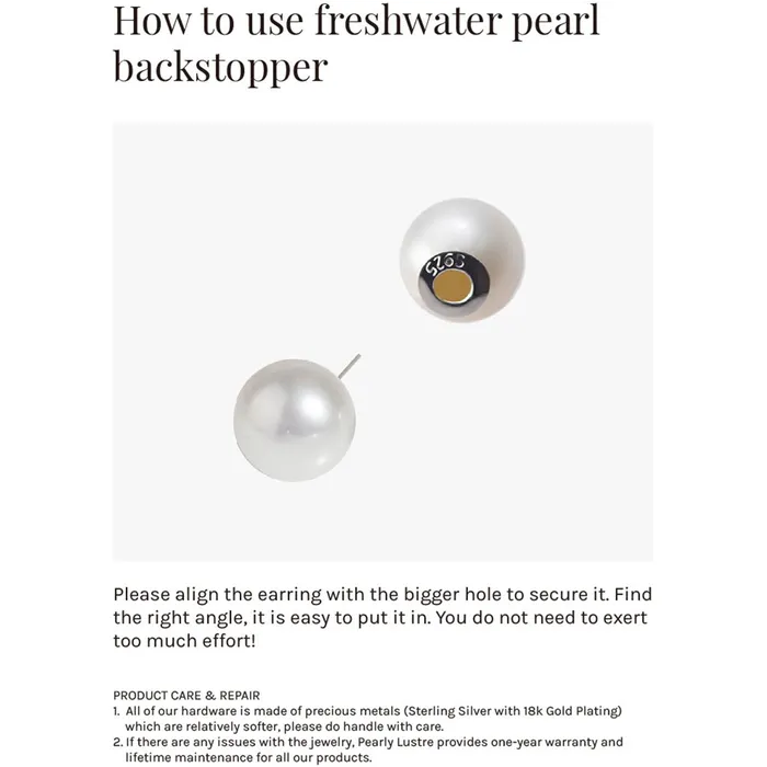 Earrings Pearly Lustre Elegant Pearl Earrings WE00515