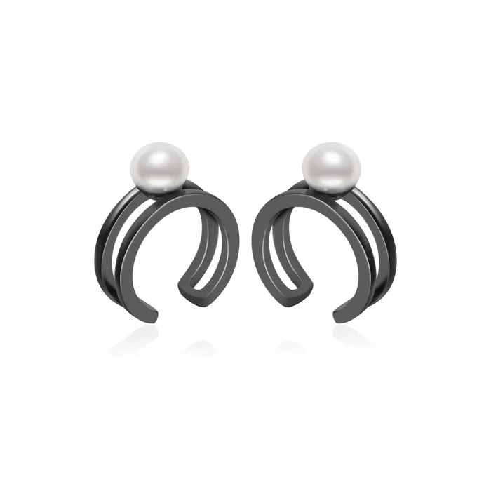 Earrings Pearly Lustre New Yorker Freshwater Pearl Earring Cuff WE00491