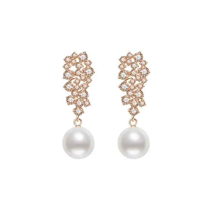 Elegant Freshwater Pearl Earrings WE00345 CELESTE Pearly Lustre Earrings