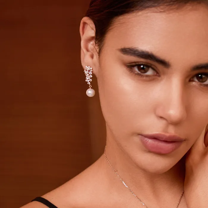 Elegant Freshwater Pearl Earrings WE00345 CELESTE Pearly Lustre Earrings