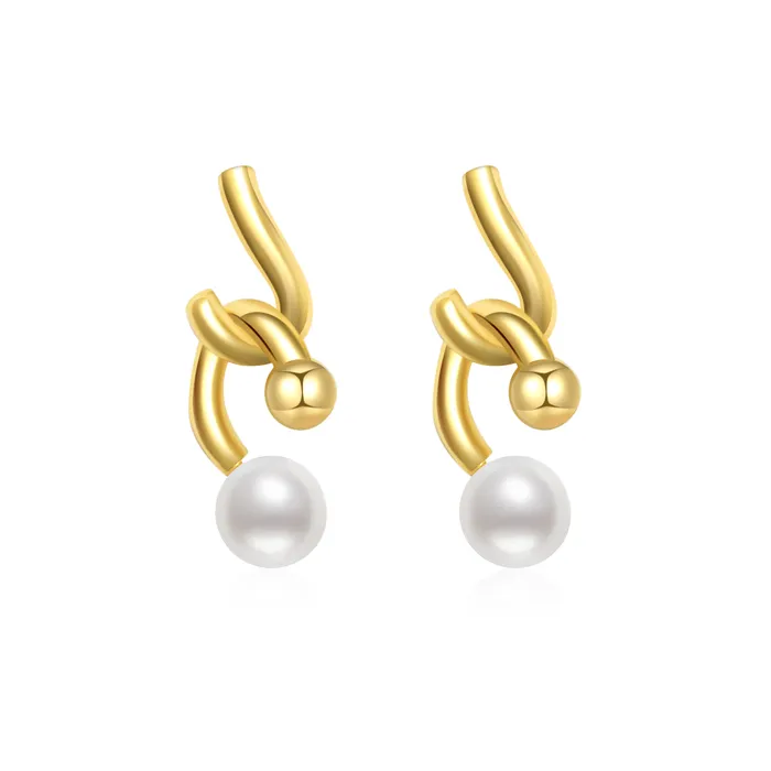 New Yorker Freshwater Pearl Earrings WE00477 Pearly Lustre Earrings