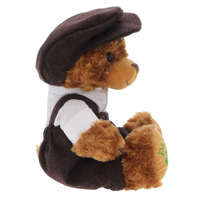 Paddy Pals Earrings Praic the Irish Farmer Teddy Bear