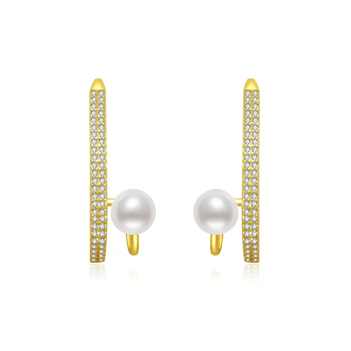 Pearly Lustre Earrings New Yorker Freshwater Pearl Earring WE00555