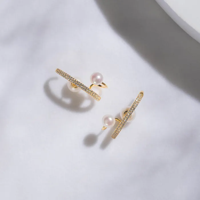 Pearly Lustre Earrings New Yorker Freshwater Pearl Earring WE00555 Pearly Lustre Earrings New Yorker Freshwater Pearl Earring WE00555
