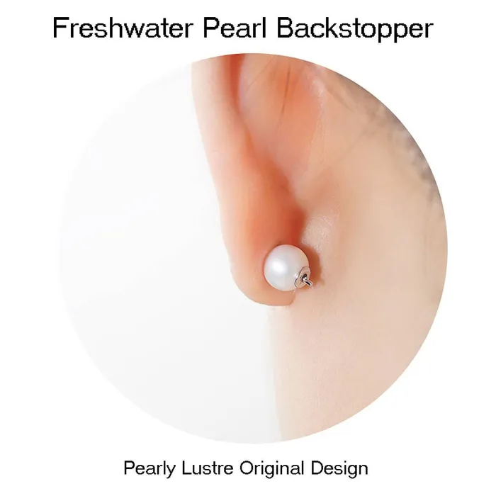 Pearly Lustre Elegant Freshwater Round Pearl Earrings WE00412 Earrings