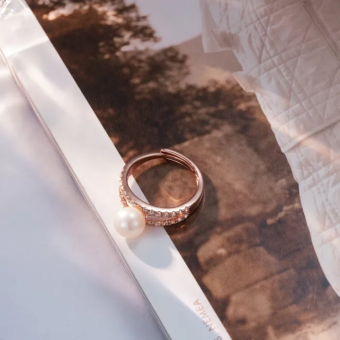 Pearly Lustre New Yorker Freshwater Pearl Ring WR00252 Rings