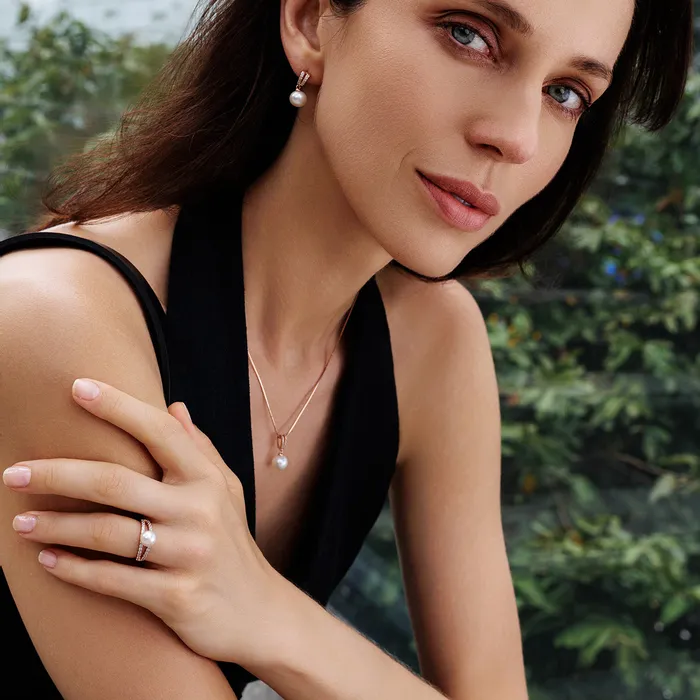 Pearly Lustre New Yorker Freshwater Pearl Ring WR00252 Rings