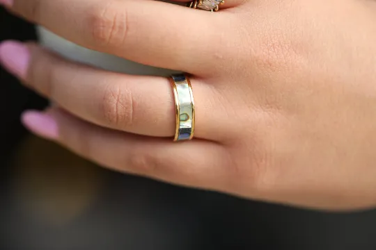 Rings 18K GoldFilled Abalone Shell Ring Jewelvers Rings 18K GoldFilled Abalone Shell Ring Jewelvers