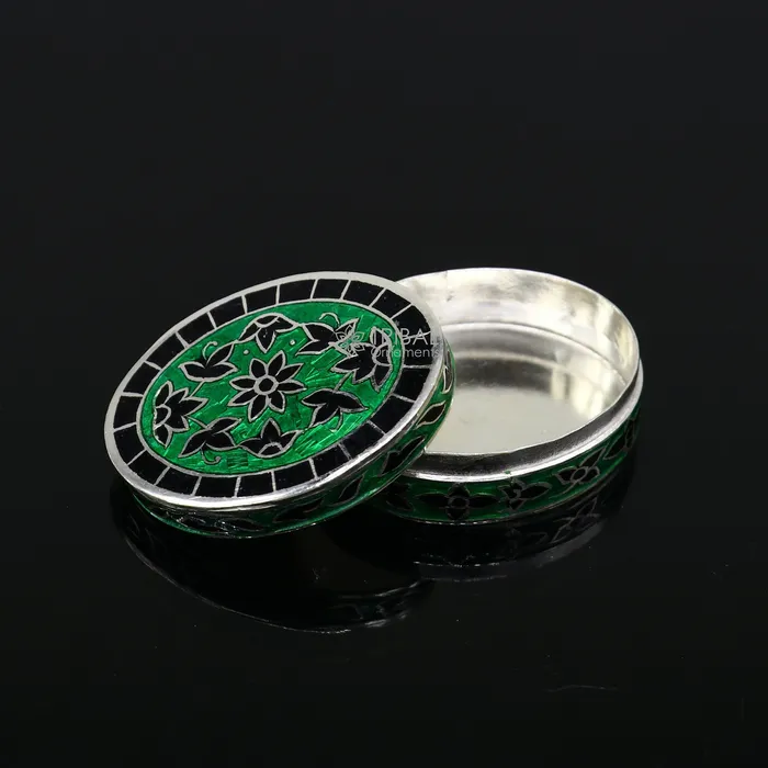 Rings TRIBAL ORNAMENTS 925 sterling silver unique antique design handmade brides eyes kajal box surma box kumkum sindur box small trinket box article stb780 Rings TRIBAL ORNAMENTS 925 sterling silver unique antique design handmade brides eyes kajal box surma box kumkum sindur box small trinket box article stb780