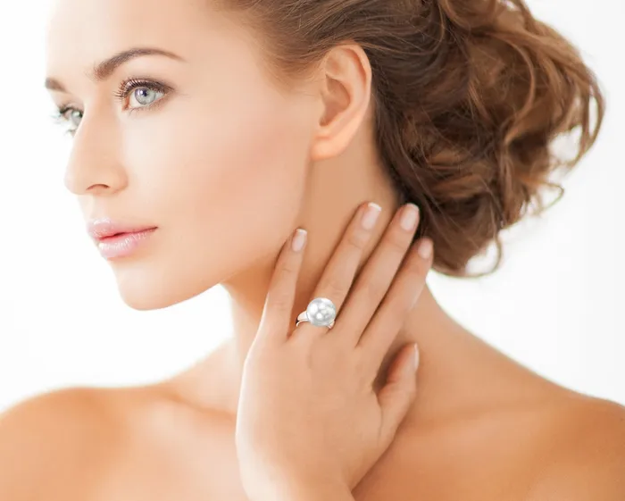 South Sea Pearl Hera Solitaire Ring spt Rings