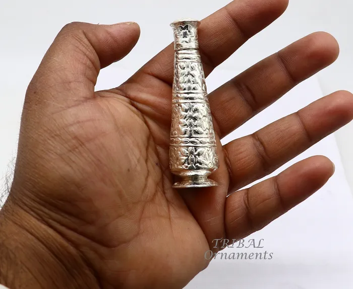 TRIBAL ORNAMENTS 925 Sterling silver handmade fabulous design trinket box container box casket box sindoor box customized box stb722 Rings