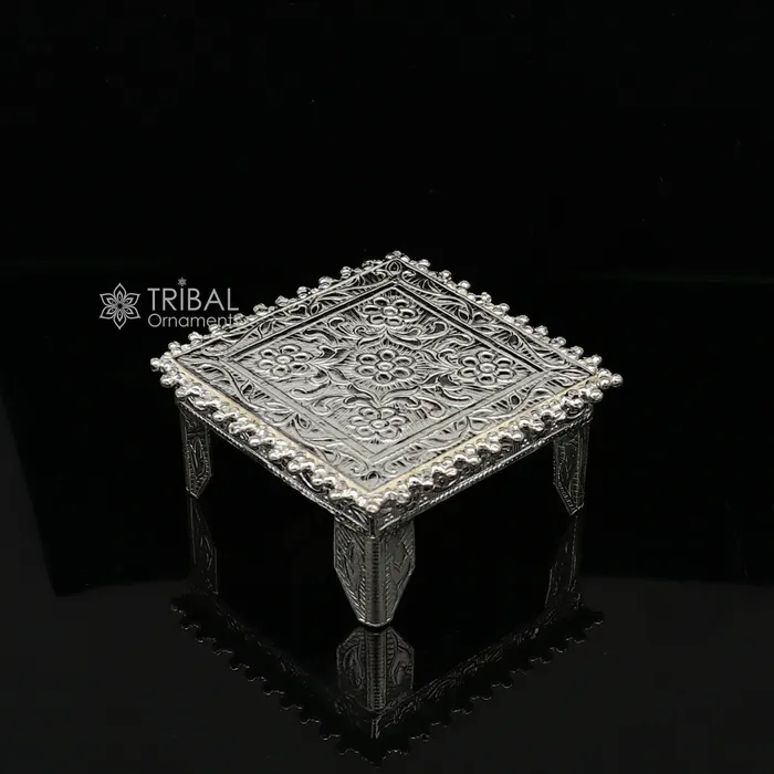 TRIBAL ORNAMENTS Rings 2 Vintage design Sterling silver handmade customize small square shape tablebazotchouki excellent home puja utensils temple art su1198 TRIBAL ORNAMENTS Rings 2 Vintage design Sterling silver handmade customize small square shape tablebazotchouki excellent home puja utensils temple art su1198