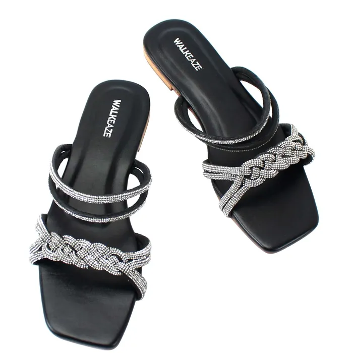 Walkeaze Earrings Women Slippers 39487S Walkeaze Earrings Women Slippers 39487S