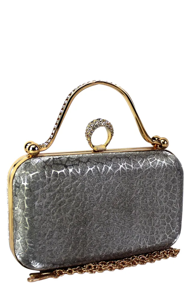 Women Clutch 3392B Walkeaze Earrings